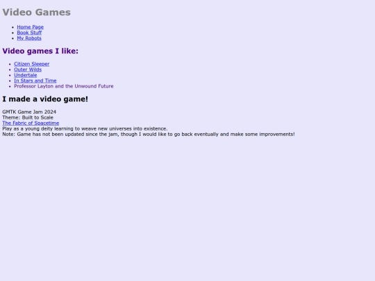videogamespage screenshot