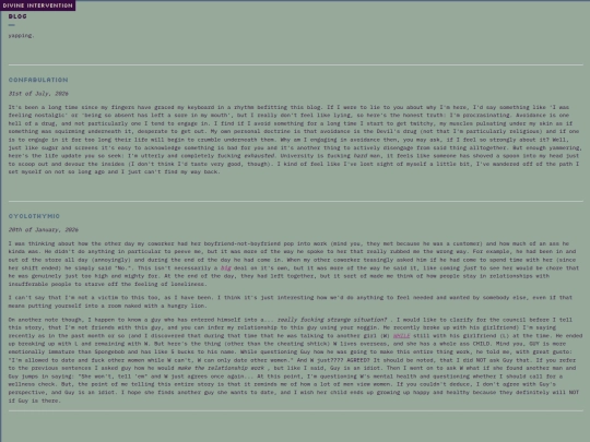 blog screenshot