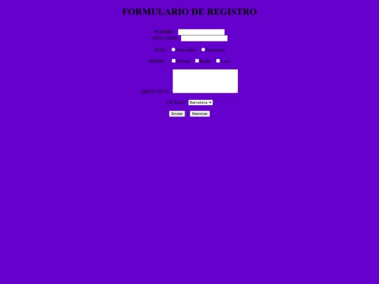 registro/FORMULARIO DE REGISTRO screenshot