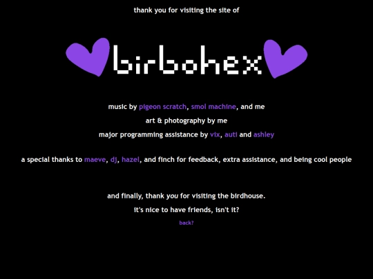 credits screenshot