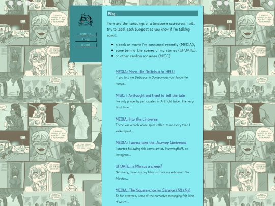 blog screenshot