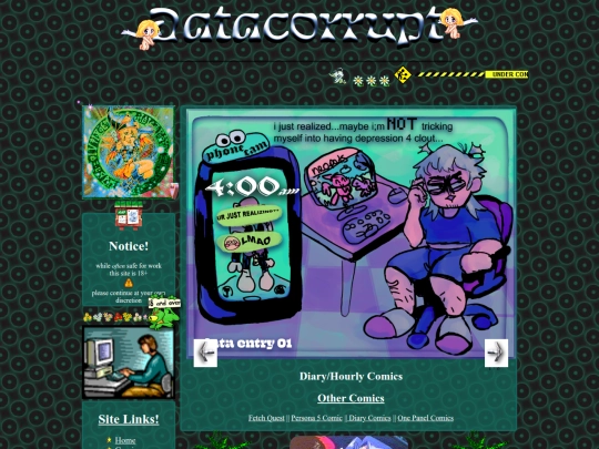diarycomic screenshot