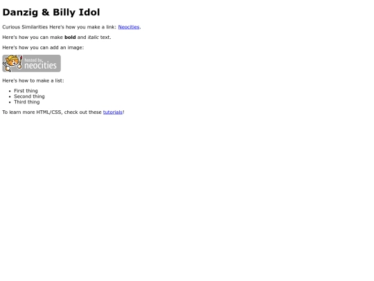 DanzigXBillyIdol screenshot
