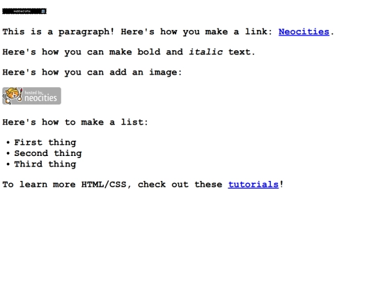 index screenshot