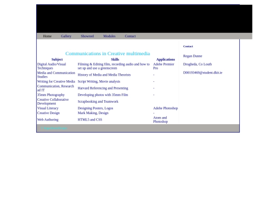 modules screenshot