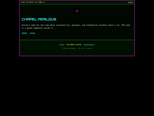 chapel-perilous screenshot