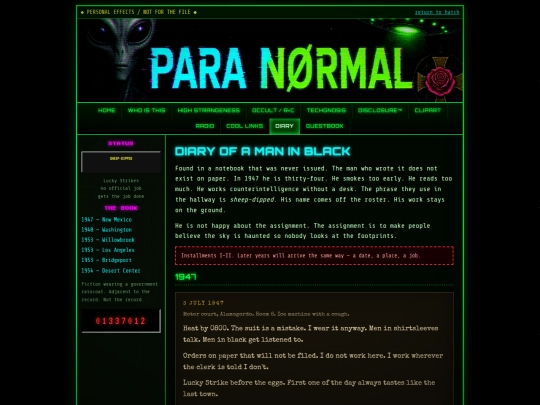 diary screenshot