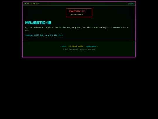 mj-12 screenshot