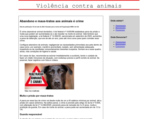 layout_Semântico screenshot