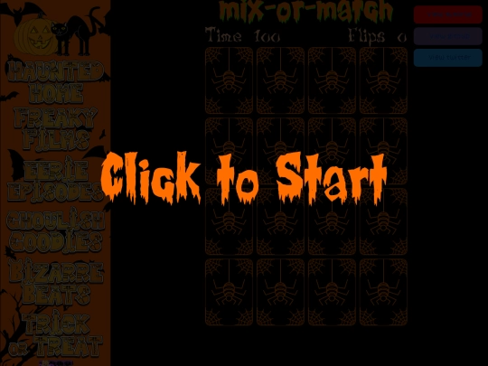 halloween/matchgame screenshot