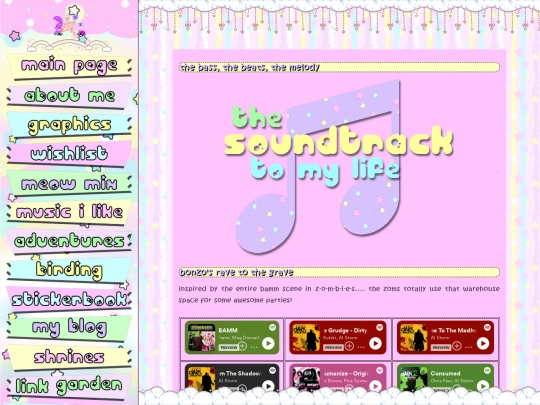 lastfm/playlists/bonzorave screenshot