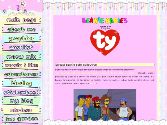 portal/beaniebaby screenshot