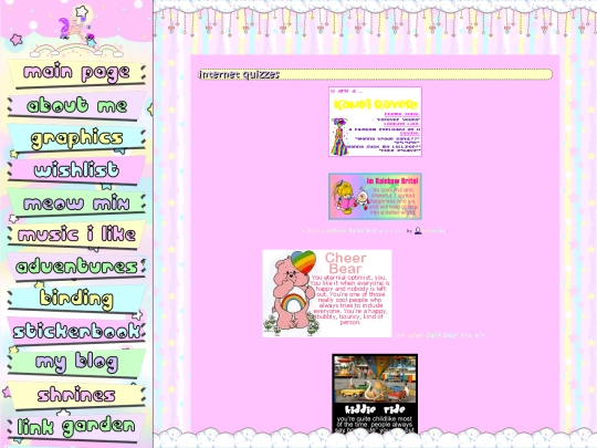 portal/quizzes screenshot
