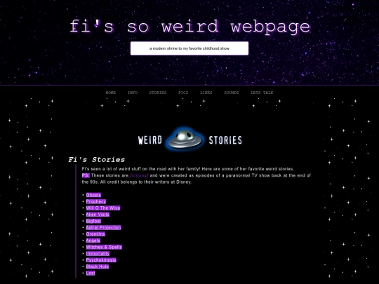 soweird/stories screenshot