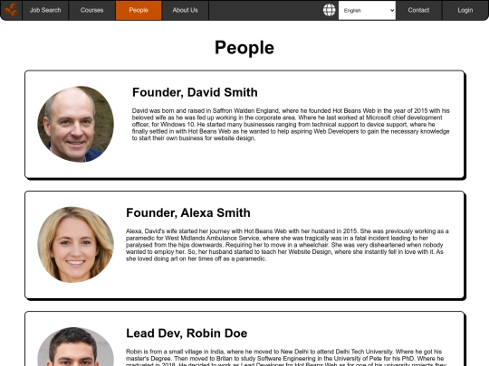 profiles screenshot