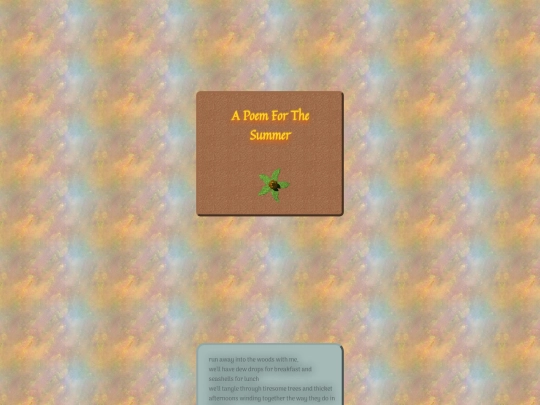 poems/apoemforthesummer screenshot