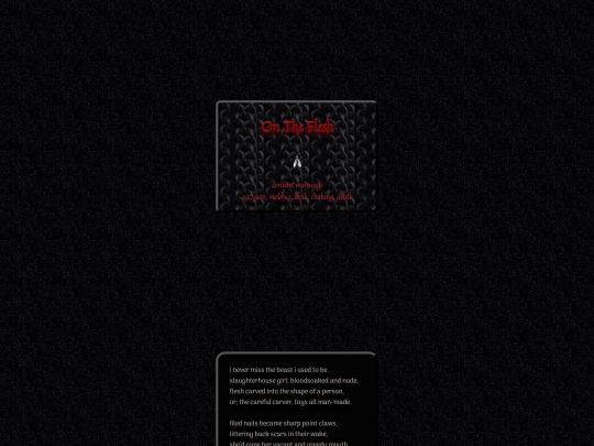 poems/ontheflesh screenshot