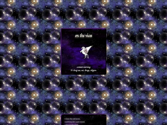 poems/vices screenshot