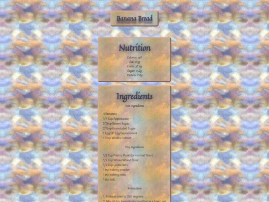 recipes/bananabread screenshot
