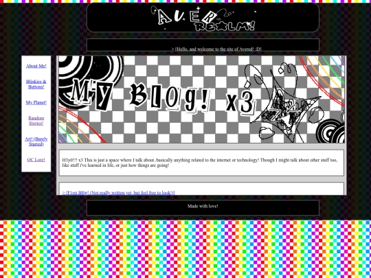 myblog screenshot
