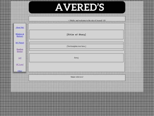 storytemplate screenshot