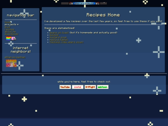 recipes_home screenshot