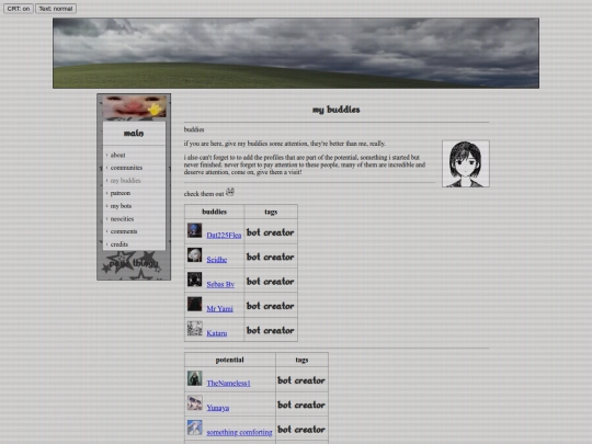 buddies screenshot