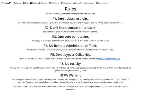 rules screenshot