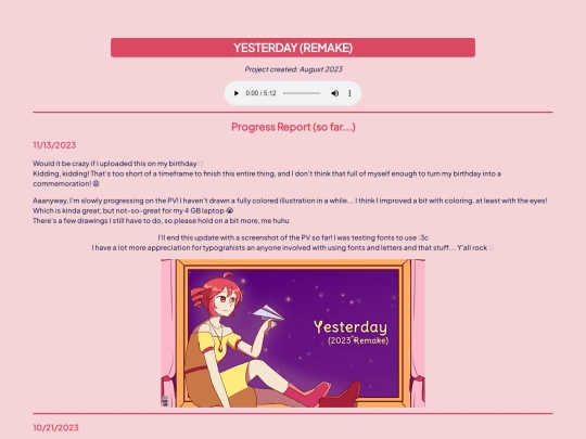 pages/music/releases/yesterday2023 screenshot