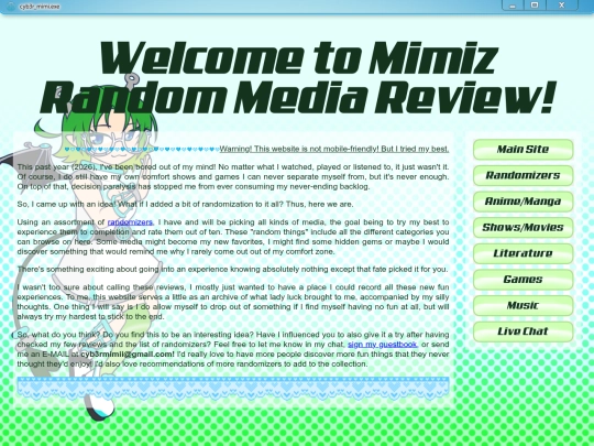 MRMR screenshot