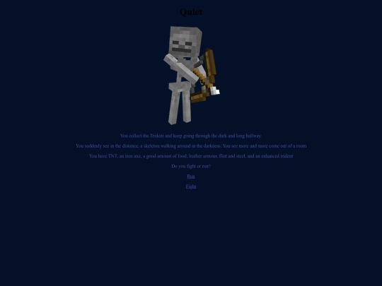 Quiet screenshot