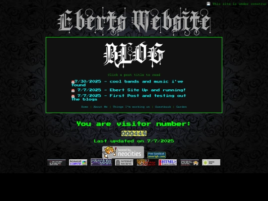 blog screenshot