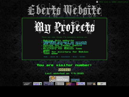 current-projects screenshot