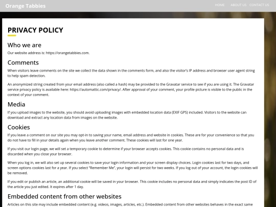 privacy-policy screenshot