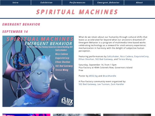 emergentbehavior screenshot