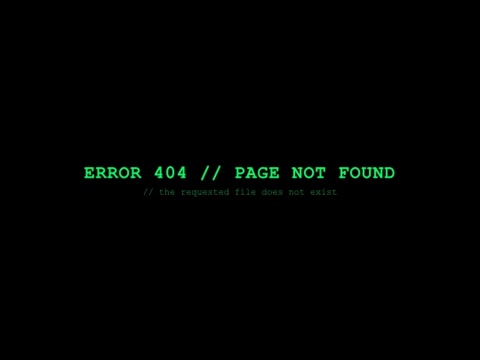 not_found screenshot