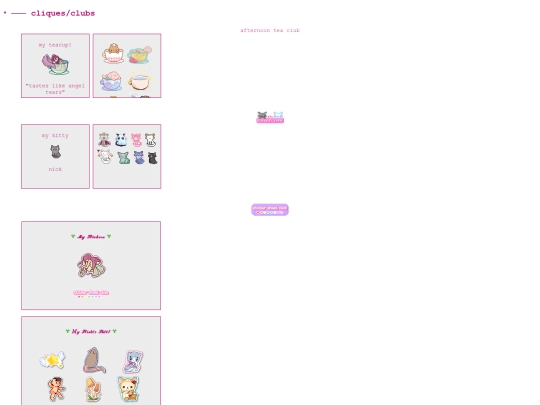 cliques screenshot