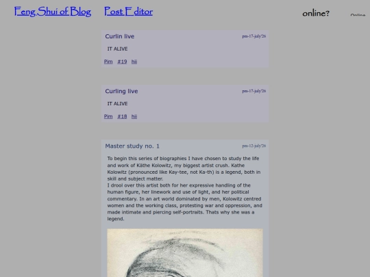 posts screenshot