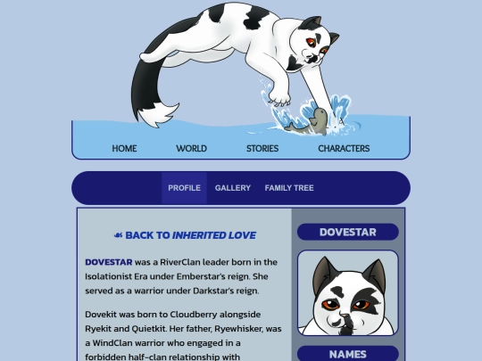 characters/dovestar screenshot
