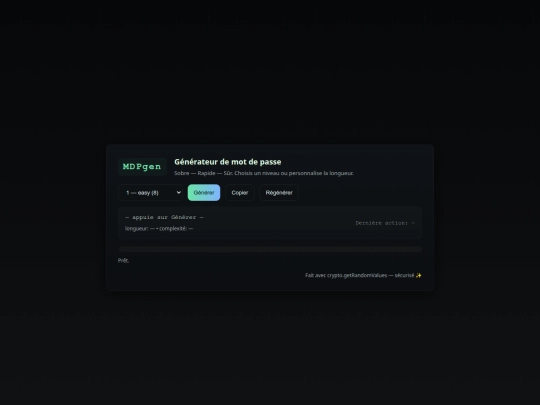mdpgen screenshot