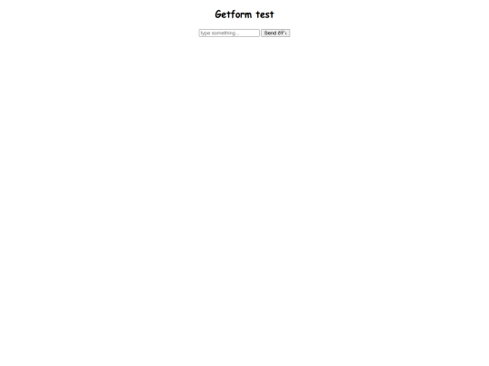 testform screenshot