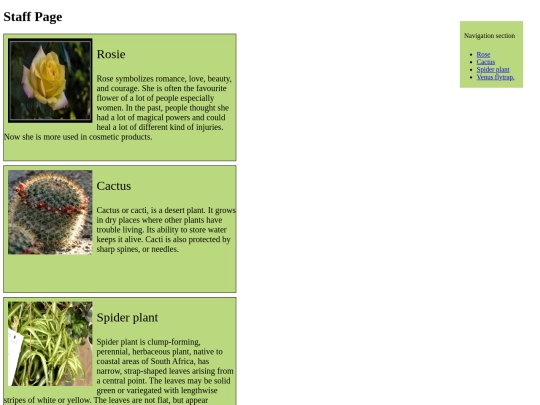 Staff-page screenshot