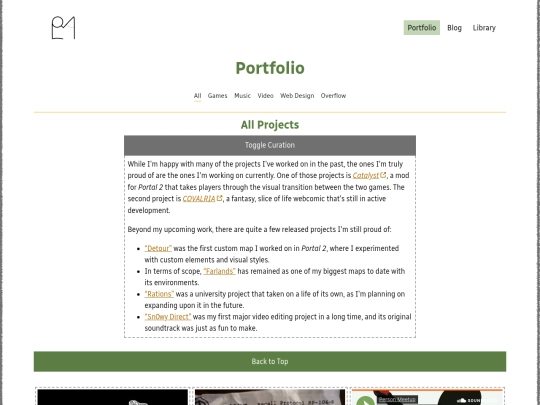 portfolio screenshot