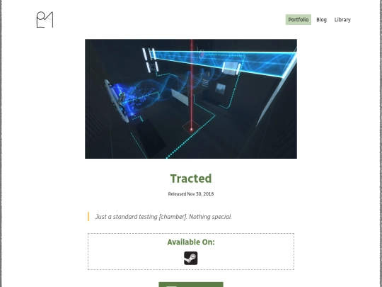 portfolio/tracted screenshot