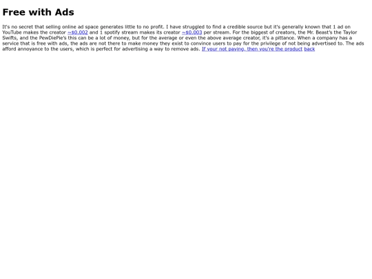 FreeWithAds screenshot