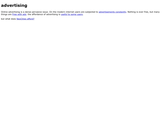 advertising screenshot