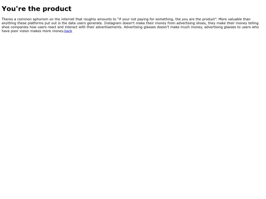 yourtheproduct screenshot