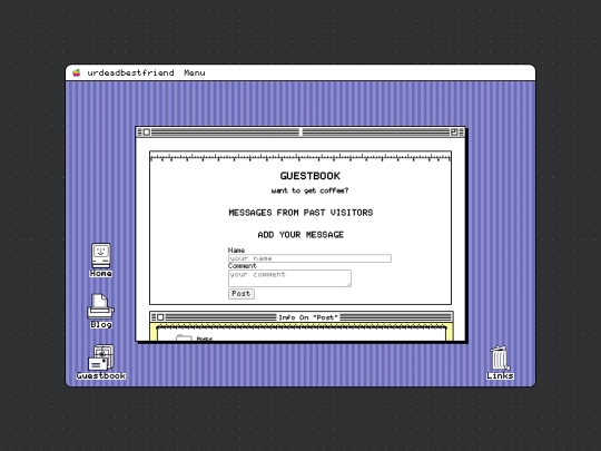 guestbook screenshot