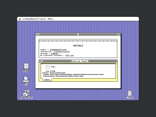 links screenshot