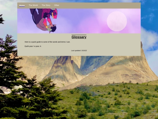 TheWorld/glossary screenshot